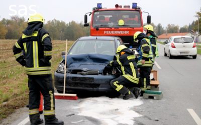 Verkehrsunfall mit 3 Fahrzeugen