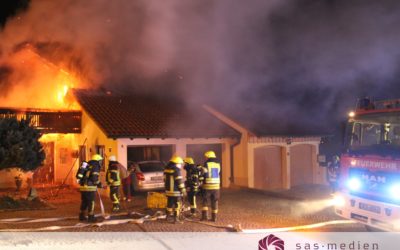 Wohnhausbrand im Emminger Feld