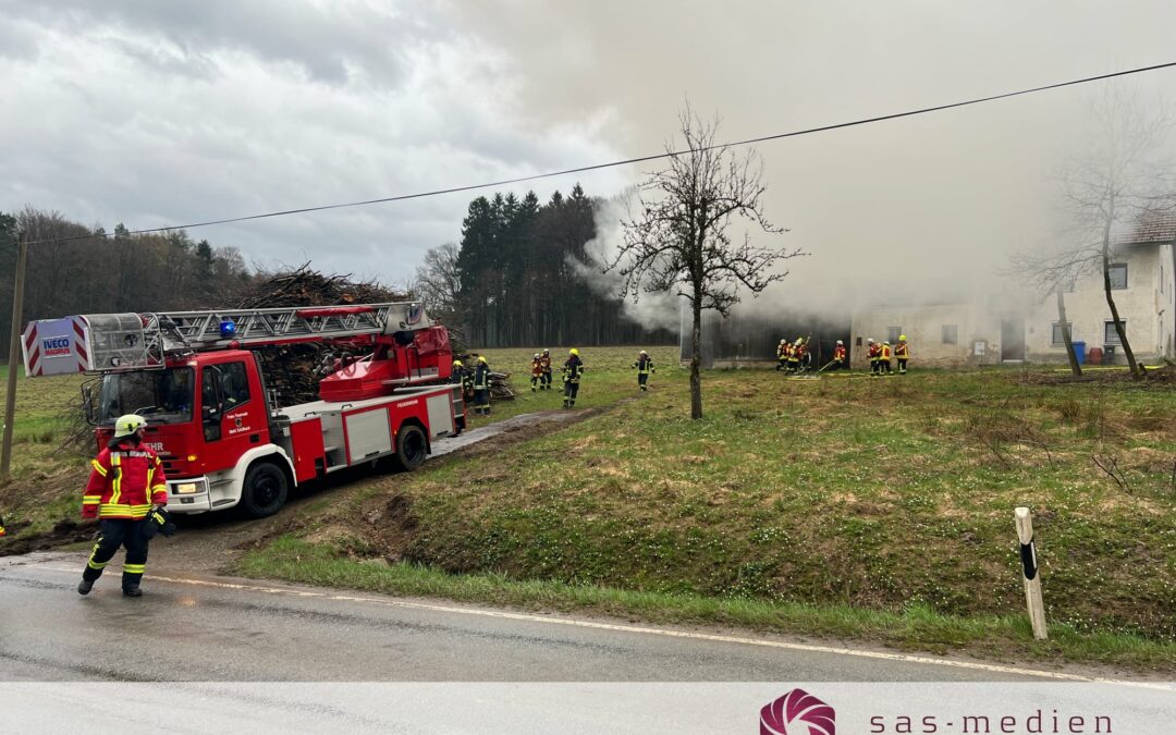 Dachstuhlbrand in Iggensbach
